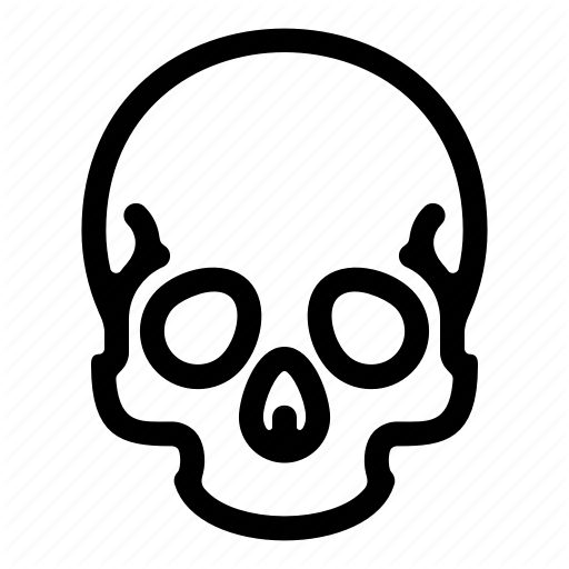 512x512 Bone, Death, Skeleton, Skull Icon