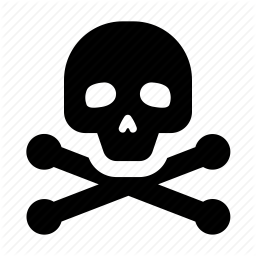 512x512 Bones, Danger, Skull Icon