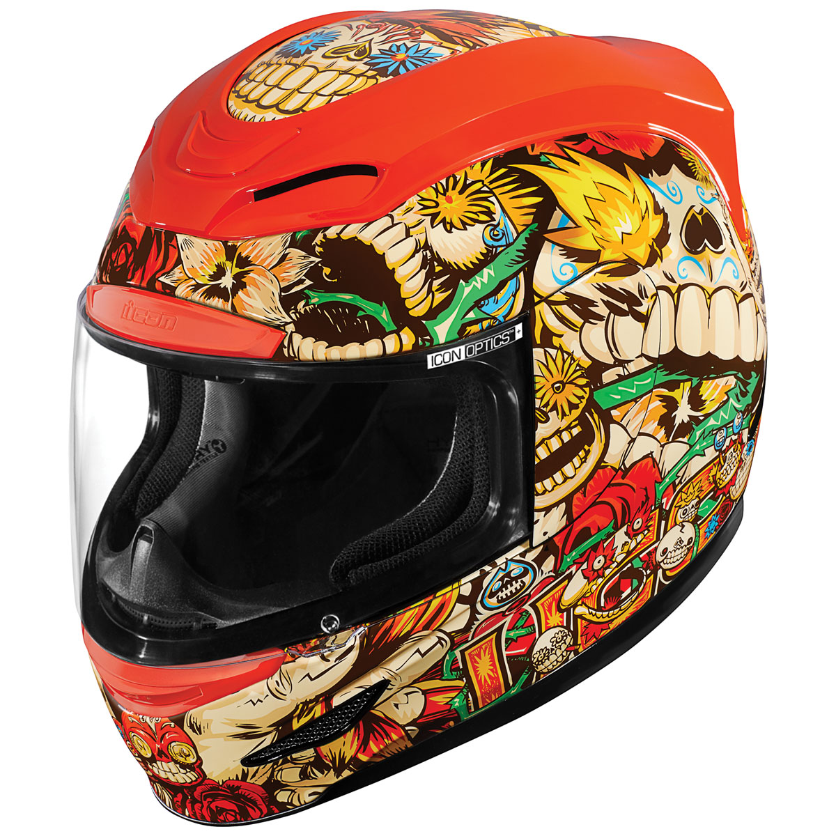 1200x1200 Icon Airmada Dia De Los Muertos Full Face Helmet