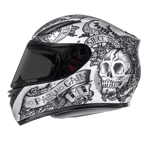 480x480 Mt Revenge Full Face Star Sharp Rated Motorcycle Helmet Skull