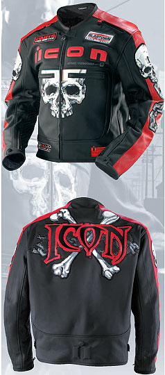 238x540 Icon Skull Jacket And Skull Helmet For Sale Like New