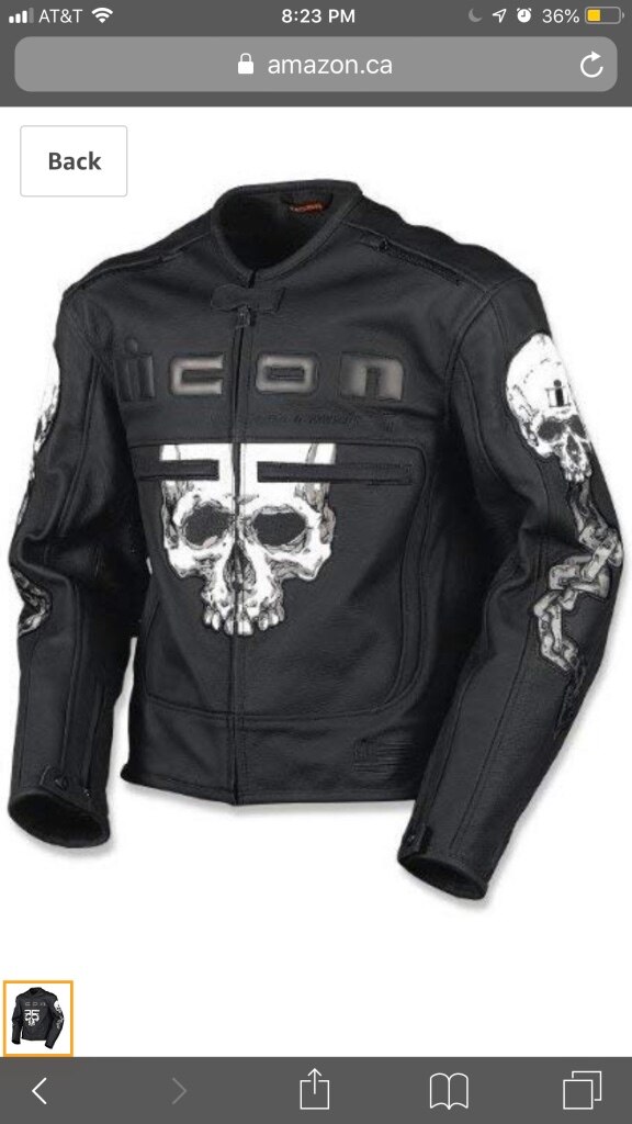 576x1024 Icon Motorcycle Skull Jacket Large Usado En Venta En Escondido