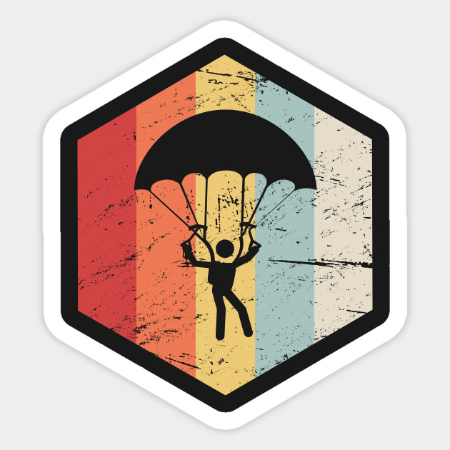 630x630 Retro Skydiving Parachute Icon