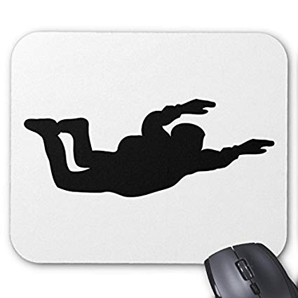 425x425 Urdesigner Mousepad Skydiving Skydiver Icon Mouse Pad Desktop