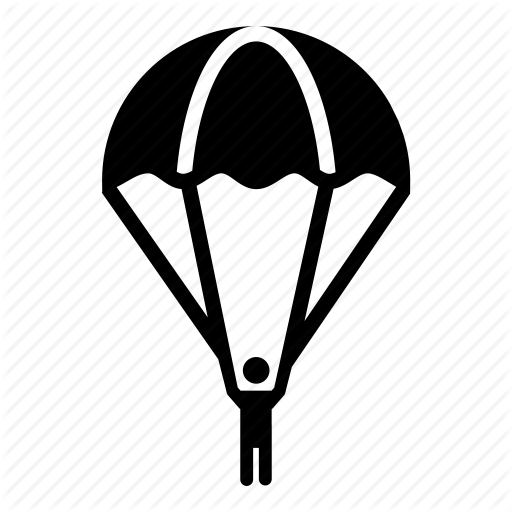 512x512 Army Parachute, Extreme Sports, Parachute, Skydive, Skydiving Icon