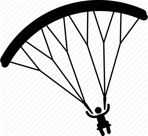512x471 Canopy, Parachute, Skydive, Skydiving Icon