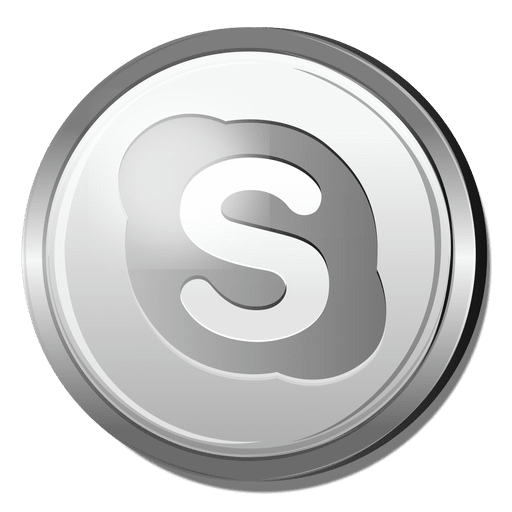 512x512 Skype Silver Icon