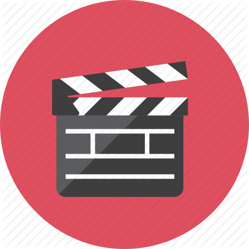 512x512 Movie, Slate Icon