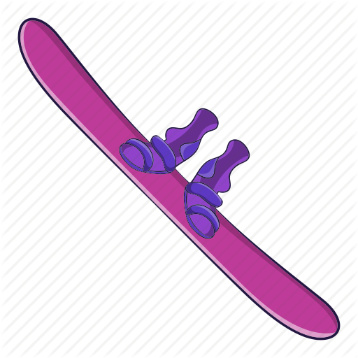 512x512 Board, Cartoon, Snowboard, Snowboarding, Sport, Winter Icon