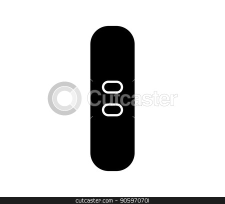 450x408 Snowboard Icon Stock Vector