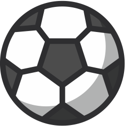 Soccer Icon Of Colored Outline Style 256x256 Soccer Icon Of Colored Outline Style