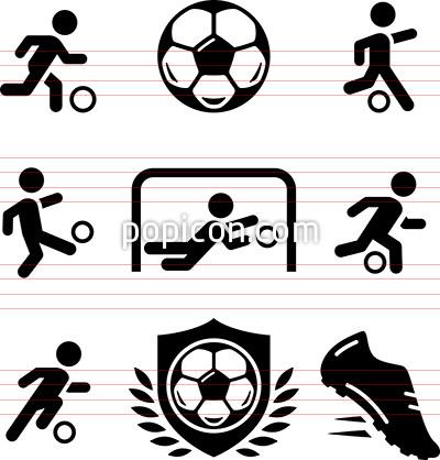 Soccer Icons 400x418 Soccer Icons