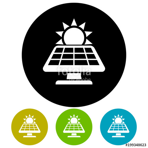 500x500 Circular, Flat Solar Panel