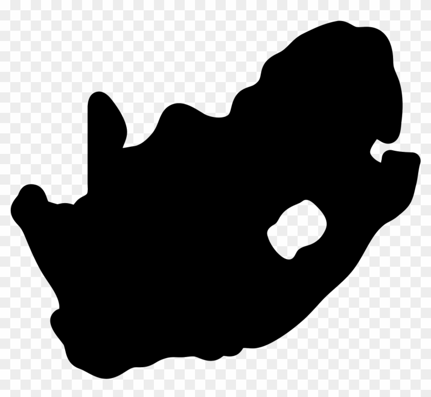 840x774 Graphic Black And White South Map Filled Icon