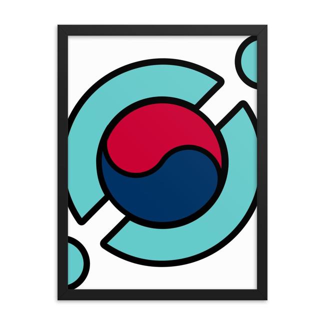 650x650 Icx Icon South Korea Poster Crypto Posters