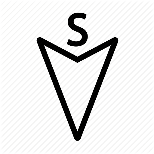 512x512 Compass, Direction, South Icon