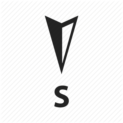 512x512 Coordinates, Locate, Location, Navigate, Navigation, South Icon