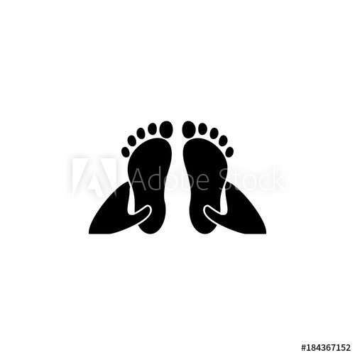 500x500 Foot Massage Icon Spa Icon Element Relaxation And Rest Icon