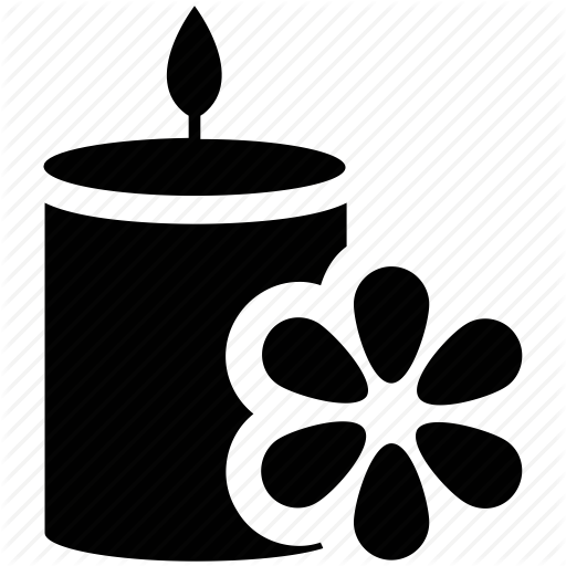 512x512 Beautician, Candle, Ecology, Flame, Flower, Spa, Warm Icon