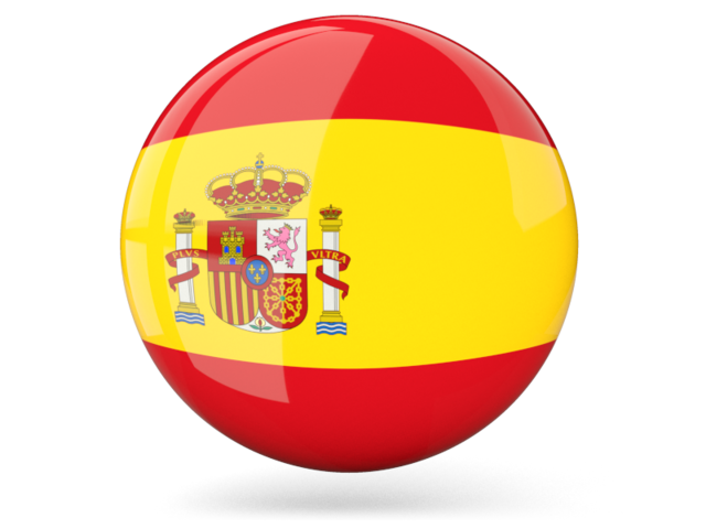 640x480 Glossy Round Icon Illustration Of Flag Of Spain