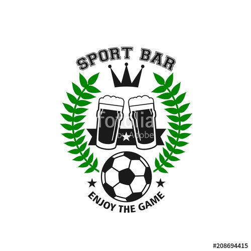 Vector Sports Bar Beer And Ball Icon Stock Image And Royalty Free 500x500 Vector Sports Bar Beer And Ball Icon Stock Image And Royalty Free