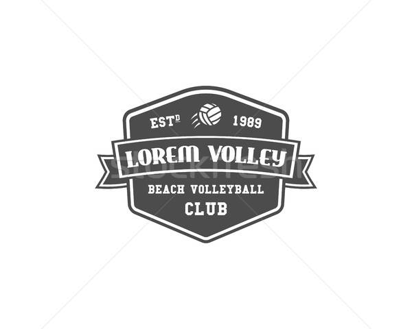 600x480 Volleyball Label, Badge, Logo And Icon Sports Insignia Best