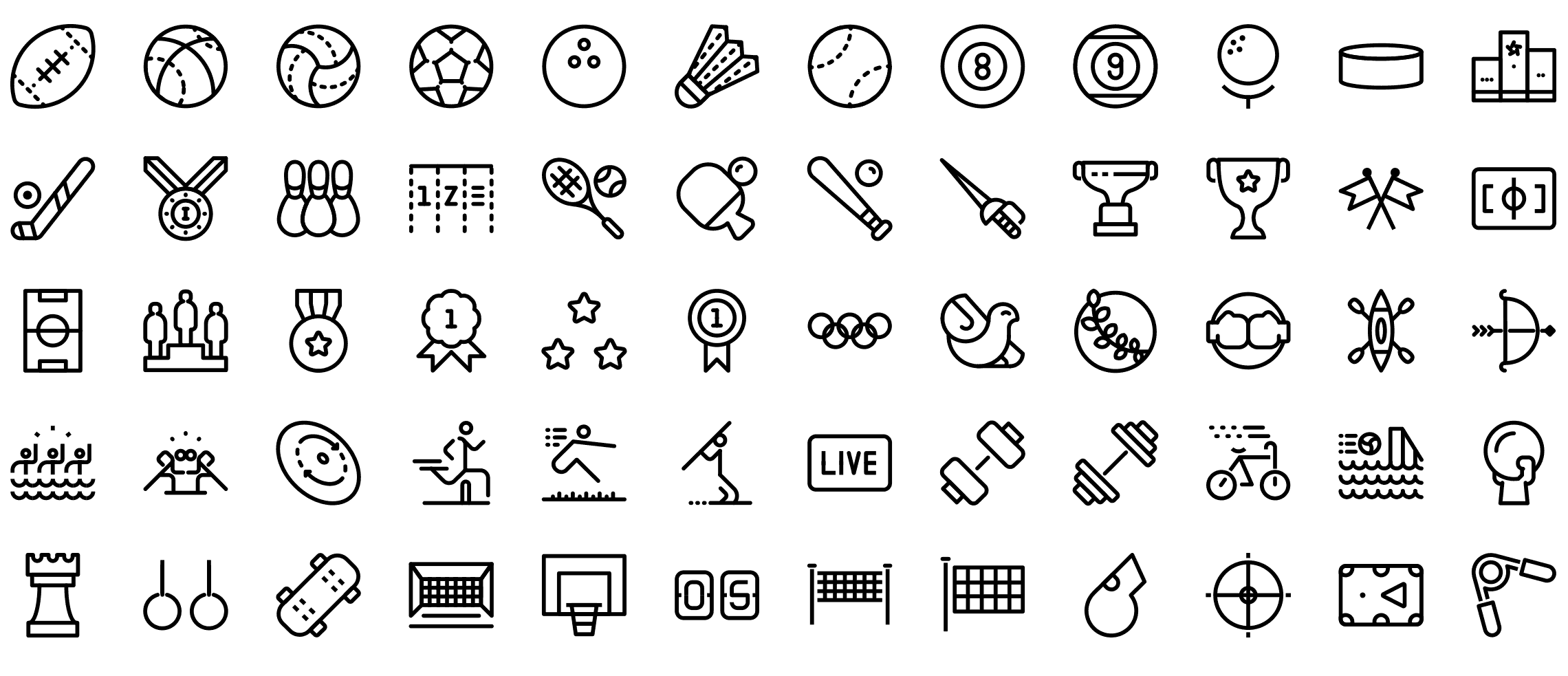 Native Line Icons Pack 2280x983 Native Line Icons Pack