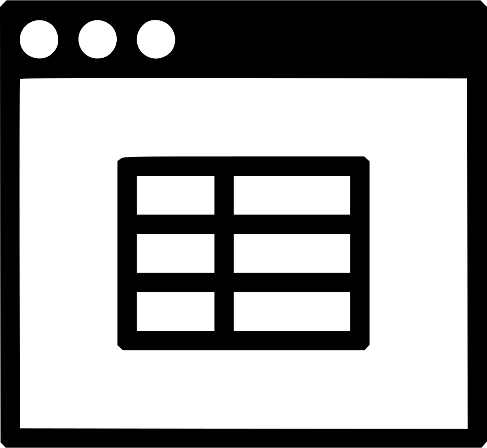 980x902 Window Spreadsheet Csv Table Png Icon Free Download
