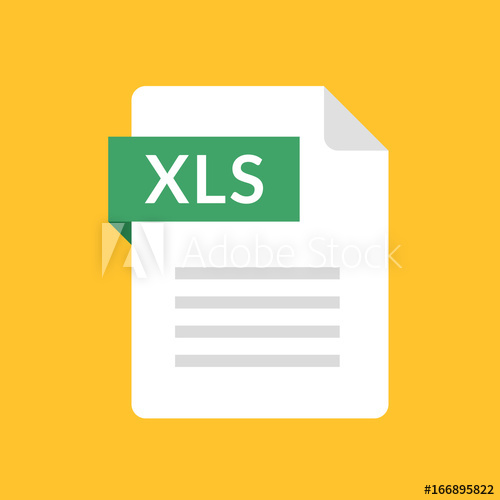 500x500 Xls Icon Spreadsheet Document Type Modern Flat Design