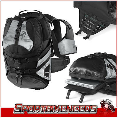 400x400 Motorbike Backpack Rucksack Black Icon Squad Litre Volume