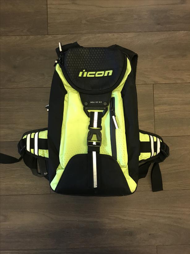 614x818 Icon Squad Hi Vis Riding Backpack Outside Victoria, Victoria