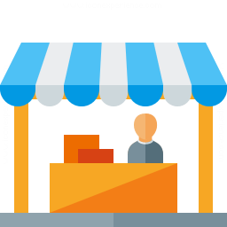 256x256 Iconexperience G Collection Market Stand Icon