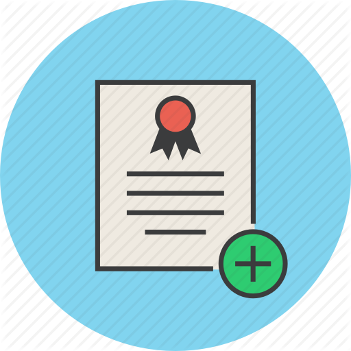 512x512 Add, Certificate, Create, Document, New, Rules, Standard Icon