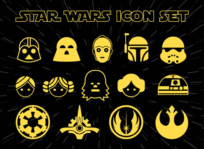 Star Wars Icon Set 778x570 Star Wars Icon Set