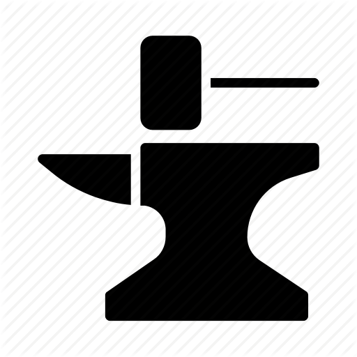 512x512 Anvil, Blacksmith, Hammer, Industry, Iron, Metalurgy, Steel Icon