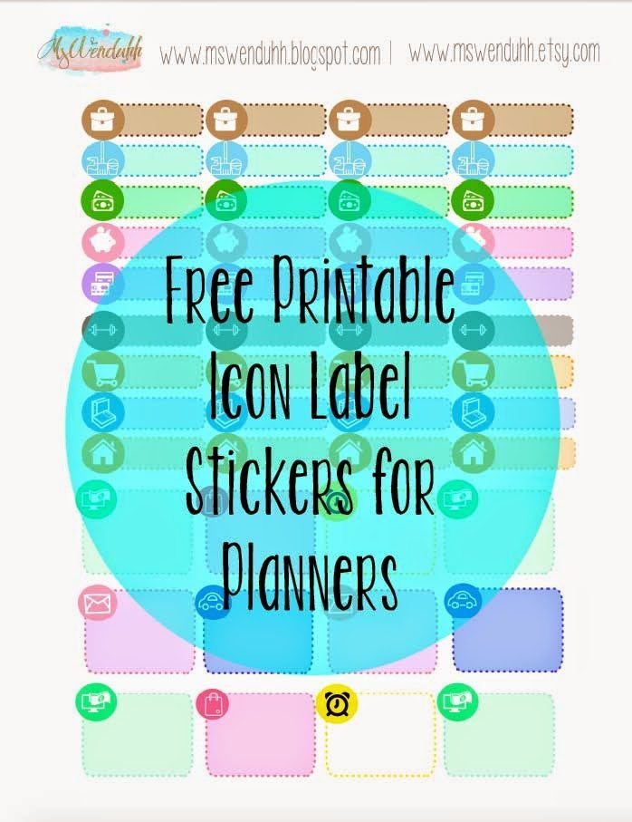 698x907 Free Printable Stickers Icon Labels For Planning Wendaful Planning