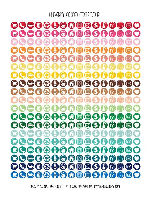 495x640 Universal Colored Icon Circles