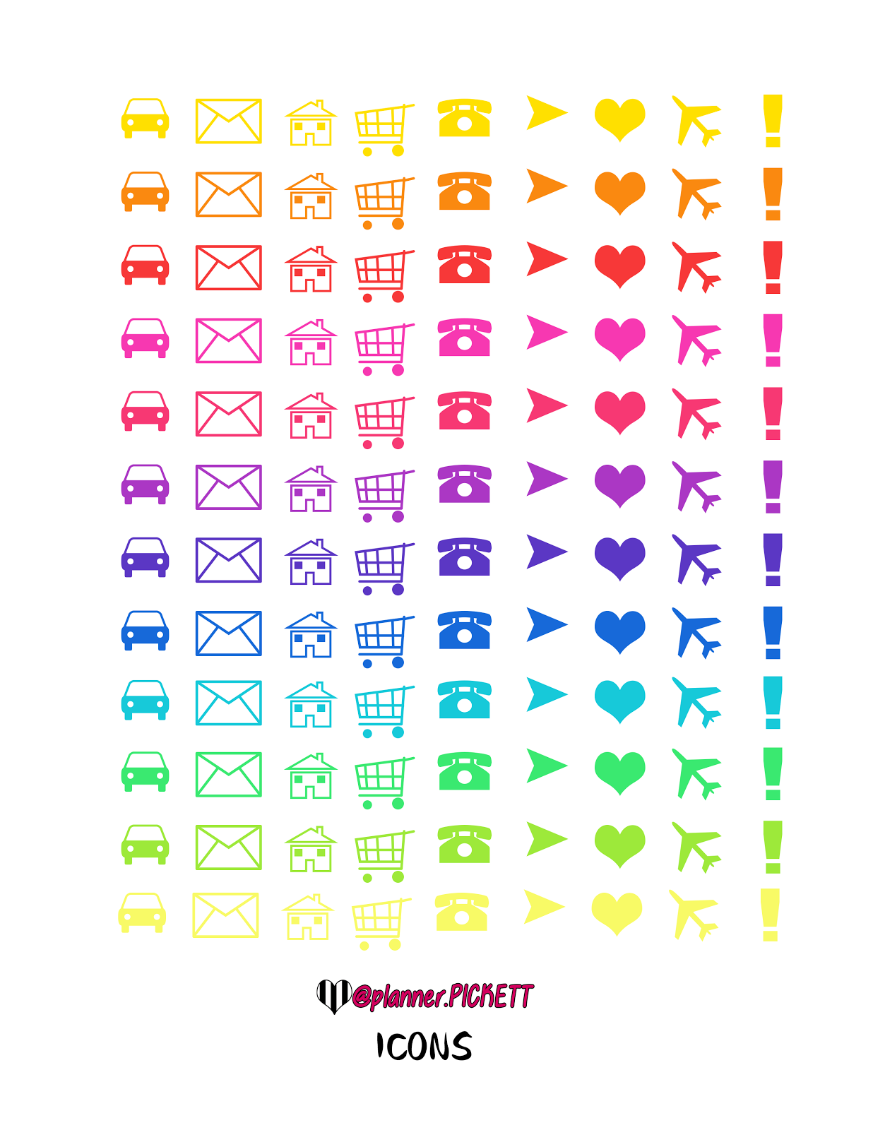 1236x1600 Planner Pickett Simple Free