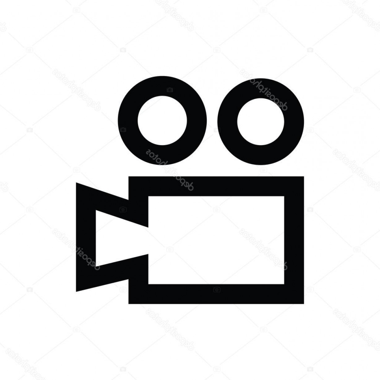 1228x1228 Film Camera Vector Icon Lamaison