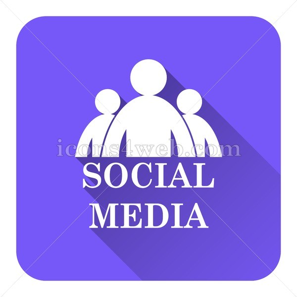 600x600 Social Media Black Icon Vector