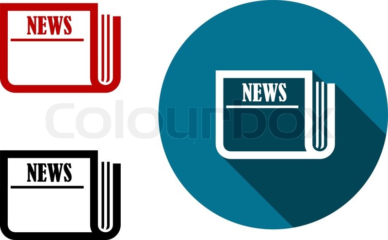 800x495 News Vector Icon