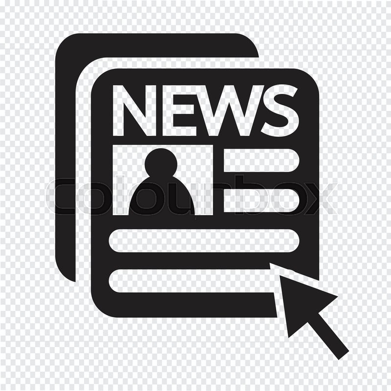 800x800 News And Newspaper Icon Stock Vector Colourbox
