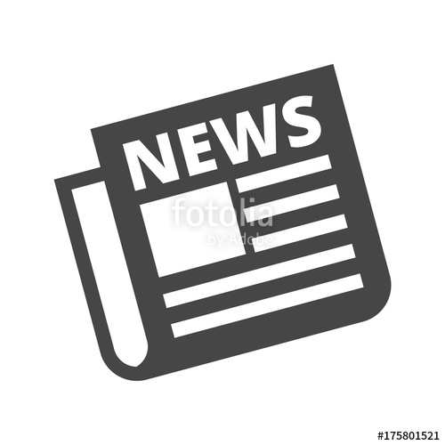 500x500 Newspaper Icon, News Icon Stock Image And Royalty Free Vector