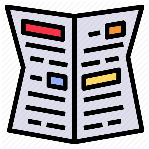 512x512 Document, Gazetted, Journal, News, Newspaper Icon