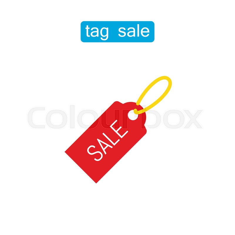800x800 Sale, Price Tag Icon Tag Label Icon Stock Vector Colourbox