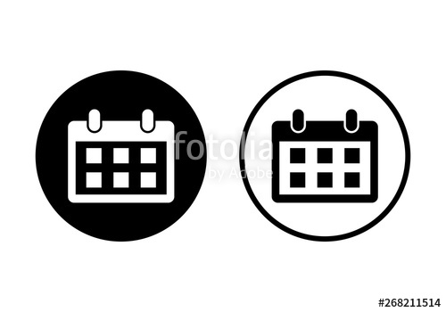 500x350 Calendar Icon Vector Calender Symbol Calendar Vector Icon Stock