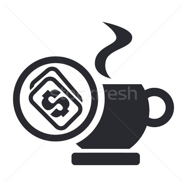 600x600 Coffee Price Icon Vector Illustration Myvector