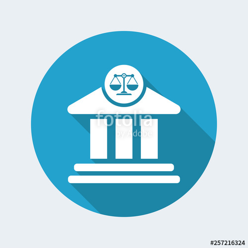 500x500 Courthouse Palace Symbol Icon Stock Image And Royalty Free Vector