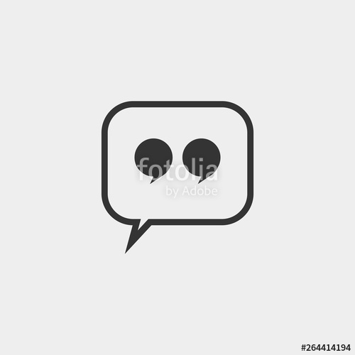 500x500 Quote Vector Icon Stock Image And Royalty Free Vector