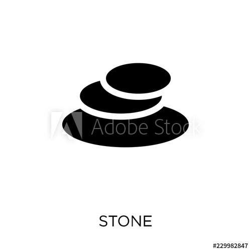 500x500 Stone Icon Stone Symbol Design From Desert Collection